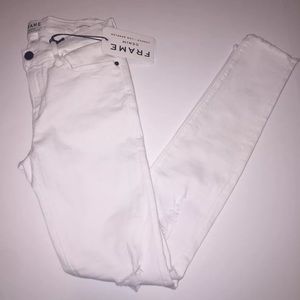 Frame Le Skinny Jeanne Ripped Jeans New $199